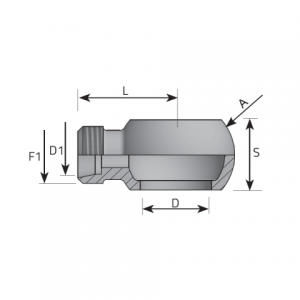 Banjo BSPP – male DIN 24°. (AOG..L)